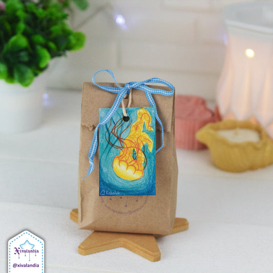 Yellow jellyfish - 5 Gift tags