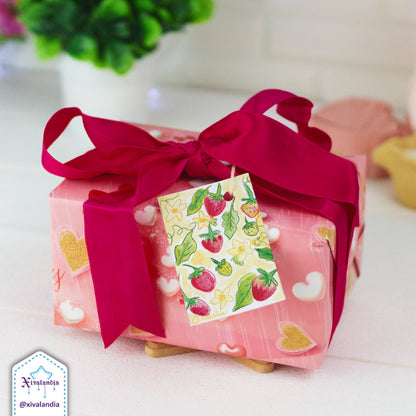 Strawberries - 5 Gift Tags