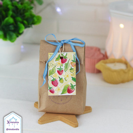 Strawberries - 5 Gift Tags