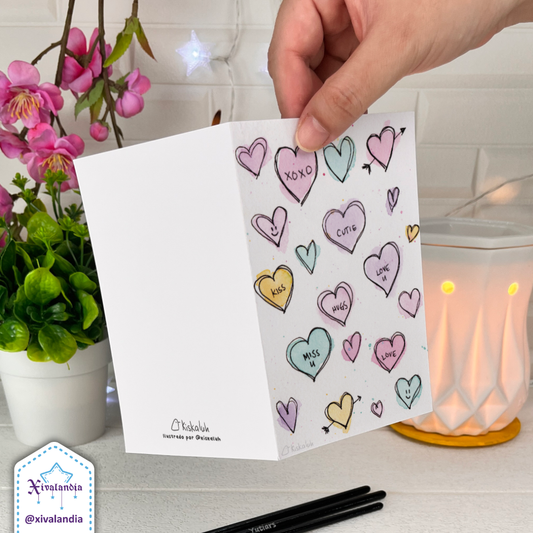 Hearts - Greeting Card - 10x15cm / 4x6 in.