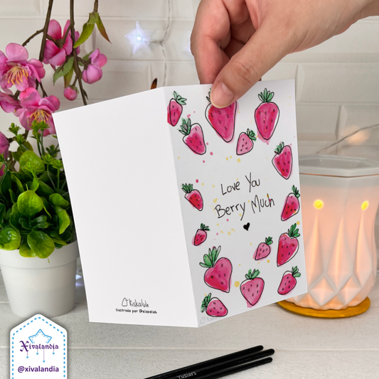 Love You Berry Much - Greeting Card - 10x15cm / 4x6 in. (Copy)