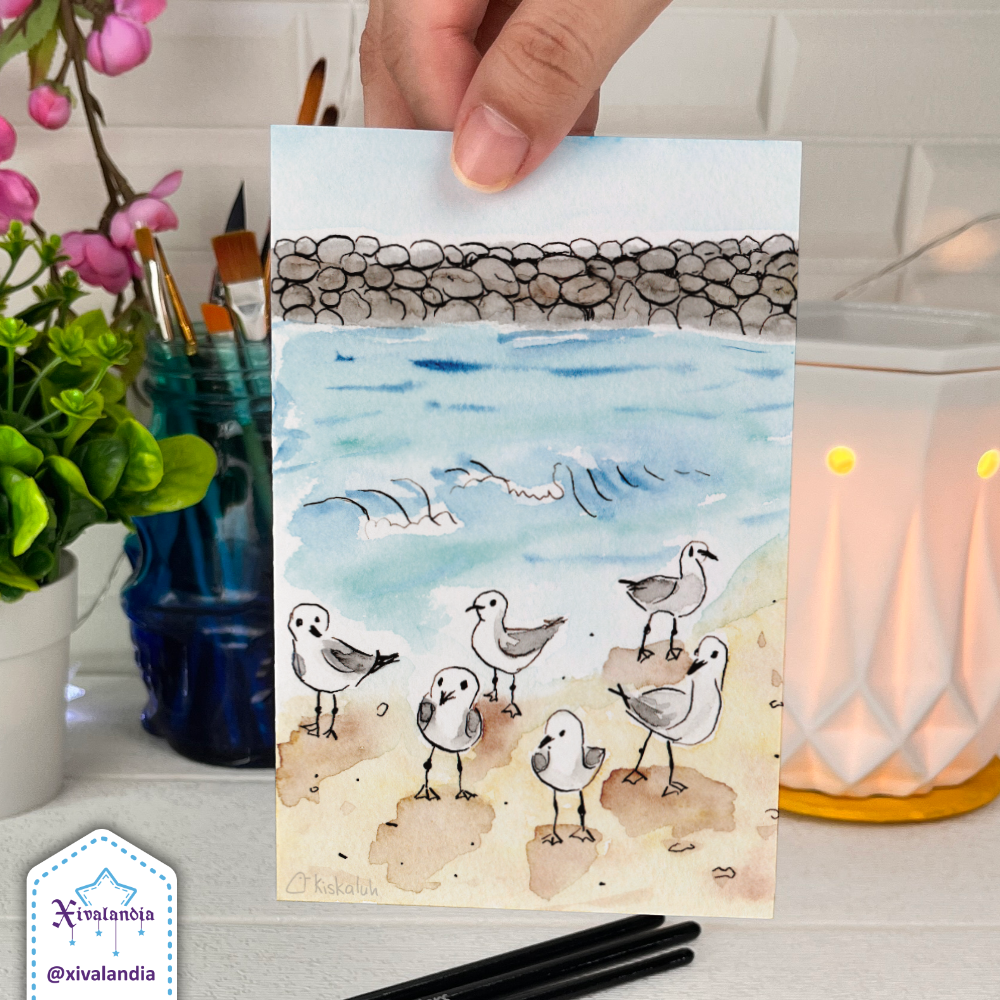 Seagulls Veracruz - Greeting Card - 10x15cm / 4x6 in.