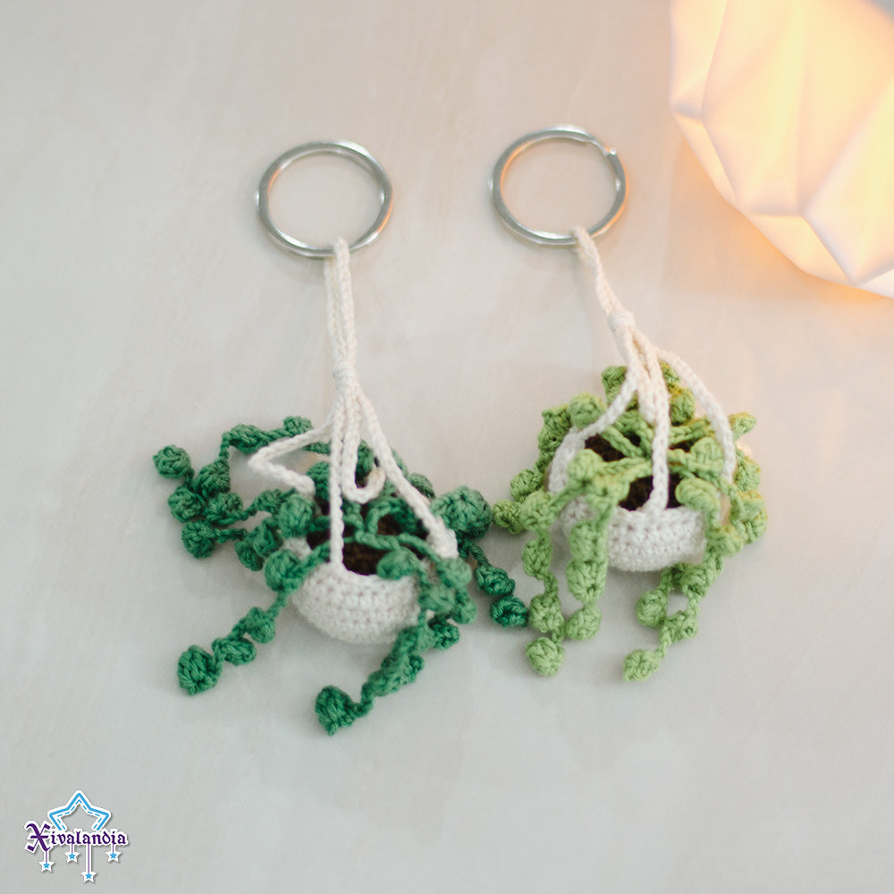 Jellyfish plushy keychain - 6 in/15cm - crochet amigurumi