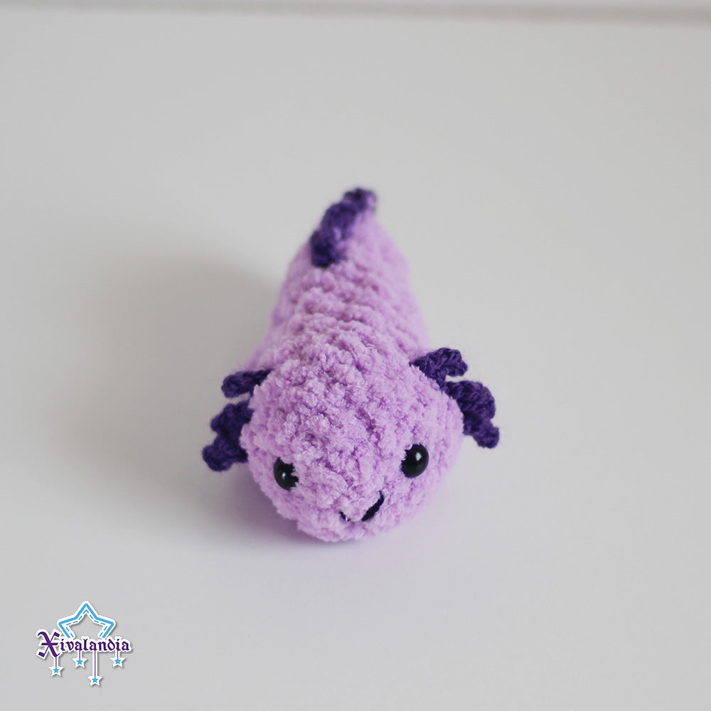 Plush Axolotl Toy: Handmade in Peru